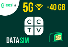 5G CCTV Data sim 40 GB