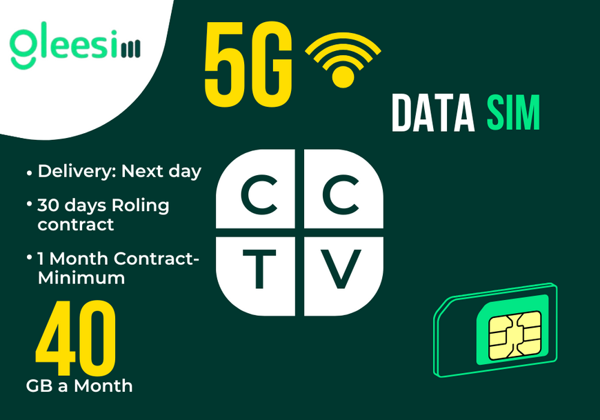 5G CCTV Data sim 40 GB