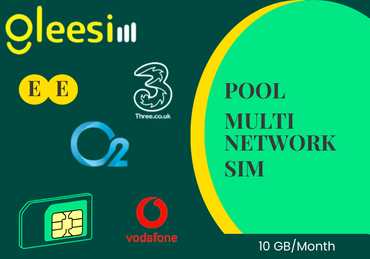 Pool Multinetwork Sim ( Vodafone, EE, Three)/10GB