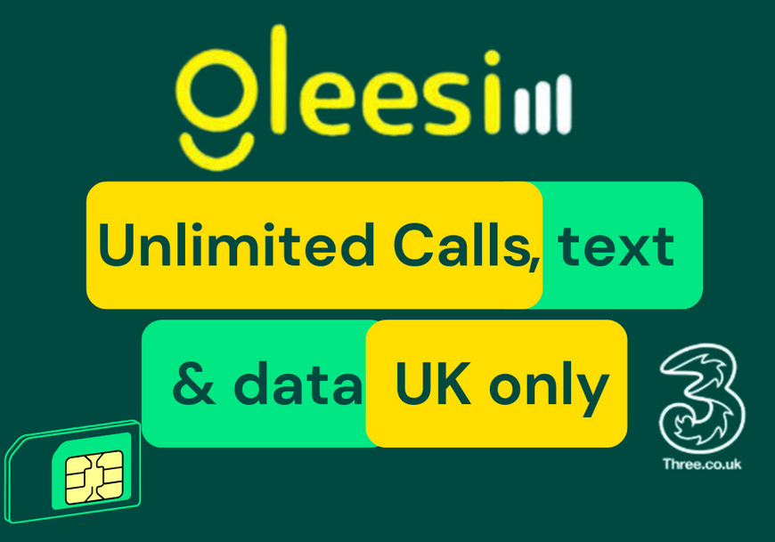 Unlimited Calls, Text, & Data - UK ONLY- THREE NETWORK