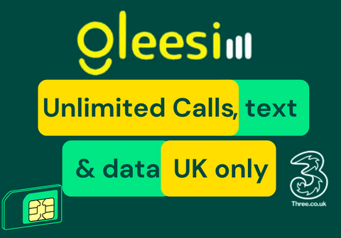 Unlimited Calls, Text, & Data £16 Month- UK ONLY- THREE NEWORK