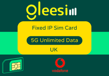 Unlimited Fixed IP Sim Card 5G UK