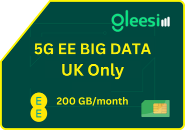 5G EE BIG DATA UK Only-200 GB