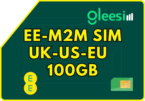 EE M2M sim/UK / US/ EU/100 GB