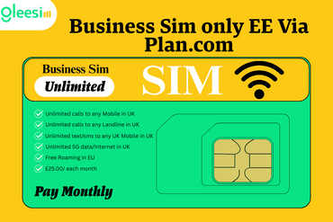 Business SIM Only – EE Via Plan | Unlimited 5G Data, Calls & Texts