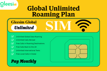 Gleesim Global Unlimited Roaming Plan – £90/Month | 24-Month Contract