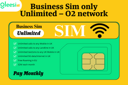 Business SIM Only – O2 Network | Unlimited 5G Data + Unlimited Calls & Texts