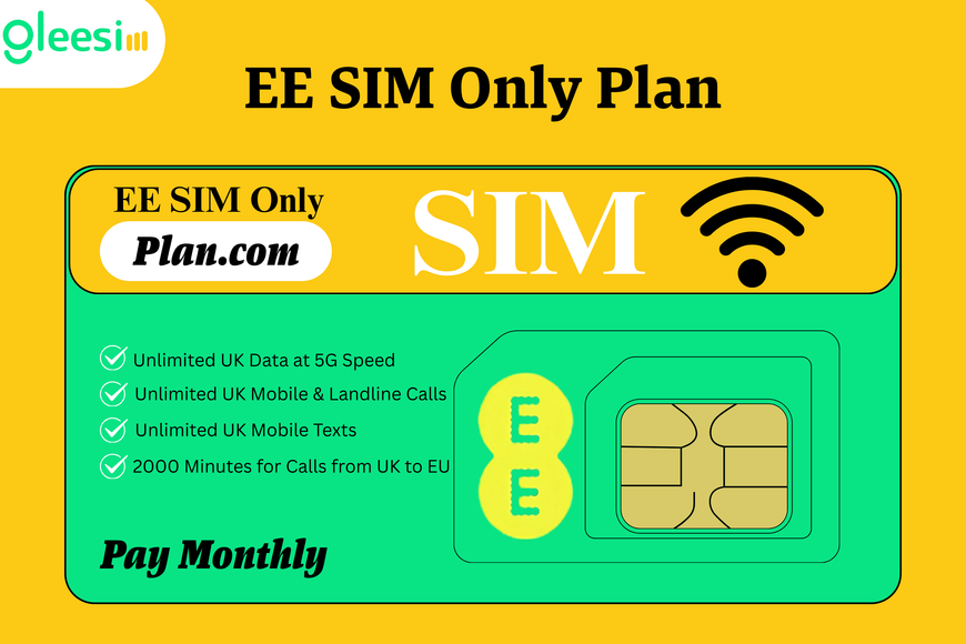 SIM Only Unlimited Calls & Data Plan | £24.99+VAT | 24-Month EE Plan via Plan.com