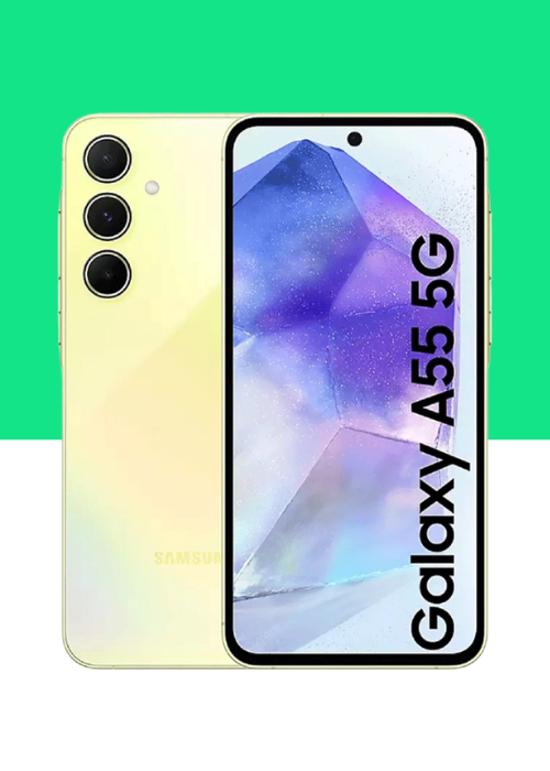 Samsung Galaxy A55 – 128GB 5G | Unlimited Data | £36+VAT | EE via Plan.com - Gleesim.co.uk