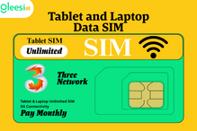 Unlimited Data SIM Tablet and Laptop - Three Network 5G Connectivity