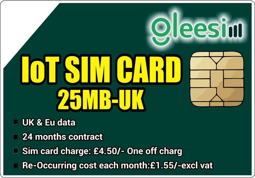 IoT SIM CARD 25MB-UK