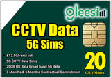 5G CCTV Data Sims 20GB