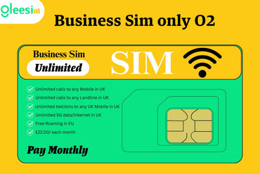 Business SIM Only – O2 Via Plan | Unlimited 5G Data, Calls & Texts