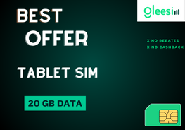 Tablet sim 5G speed 20GB