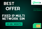 5G FIXED I.P MULTI-NETWORK SIM ( Vodafone, EE, Three) – 40 GB