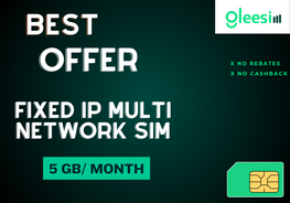 FIXED IP MULTI NETWORK POOL DATA ( Voda fone, EE, Three)/5GB