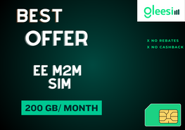 EE M2M sim/UK/200GB