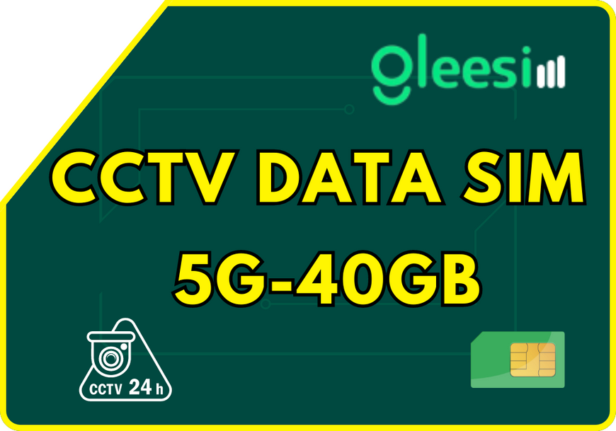 5G CCTV Data sim 40 GB