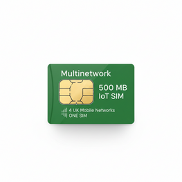 500 MB Multinetwork Sim with 4 UK mobile operators Ideal for Drones, Agri tech & Agri GPS tracking 