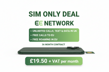 EE Unlimited Sim Only with Free EU calls & Roaming | Unlimited Data, Calls & Texts UK