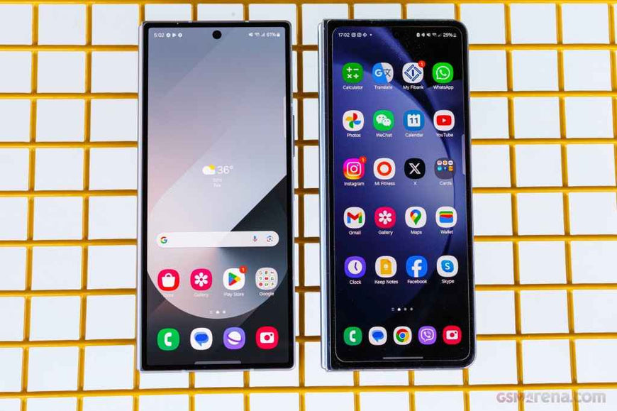 Samsung Galaxy Z Fold6 5G (SM-F956) Dual SIM – 256GB / 512GB – Silver, Navy, Pink | Gleesim UK