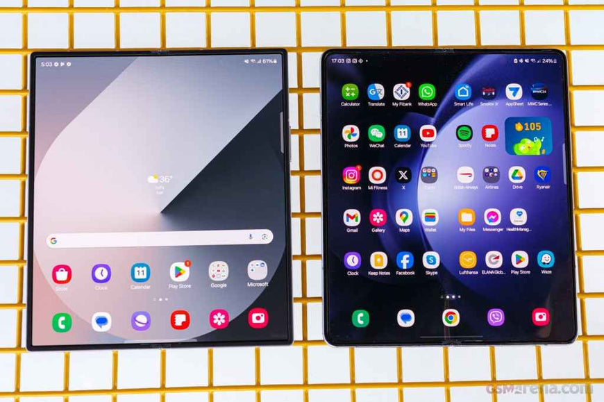 Samsung Galaxy Z Fold6 5G (SM-F956) Dual SIM – 256GB / 512GB – Silver, Navy, Pink | Gleesim UK