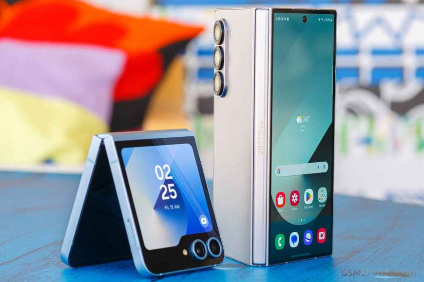 Samsung Galaxy Z Fold6 5G (SM-F956) Dual SIM – 256GB / 512GB – Silver, Navy, Pink | Gleesim UK