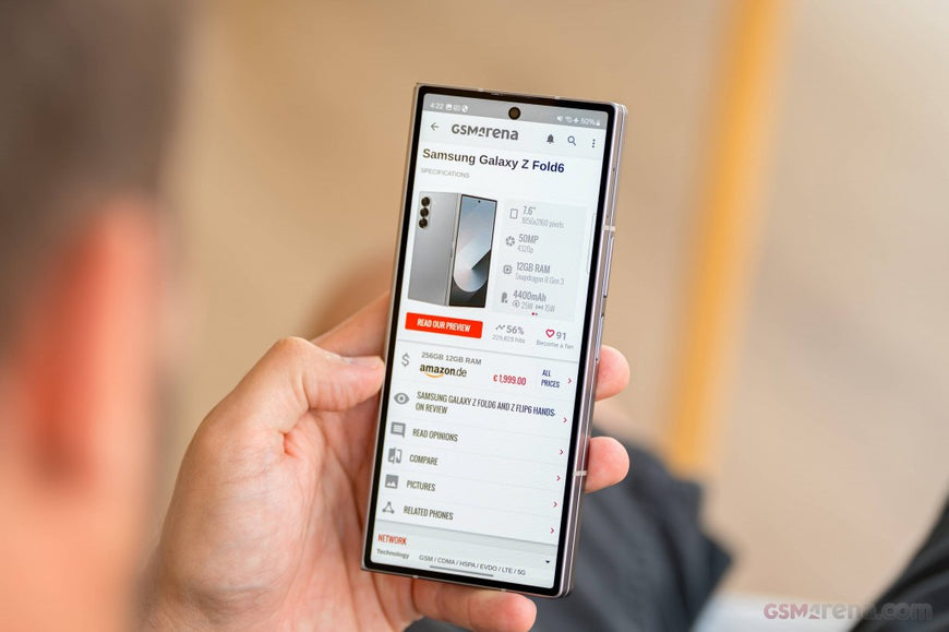 Samsung Galaxy Z Fold6 5G (SM-F956) Dual SIM – 256GB / 512GB – Silver, Navy, Pink | Gleesim UK