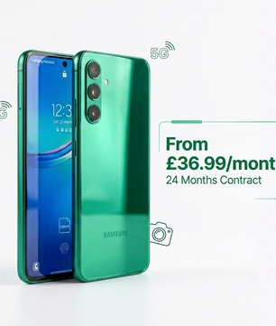 Samsung Galaxy A57 5G - 128GB Unlimited Data, UK-EU Minutes, EE/O2 Plans